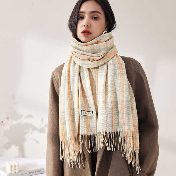 scarves 2021 korean winter scarf female japan and south korea sweet new imitation cashmere tassel warm shawl medium long fashion bib, Blue;gray
scarves 2021 korean winter scarf female japan and south korea sweet new imitation cashmere tassel warm shawl medium long fashion bib, Blue;gray
