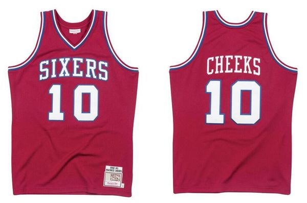 custom stitched maurice cheeks jersey s-6xl mitchell & ness 1982-83 mesh hardwoods classics retro version men women youth basketball jerseys, Black;red
custom stitched maurice cheeks jersey s-6xl mitchell & ness 1982-83 mesh hardwoods classics retro version men women youth basketball jerseys, Black;red