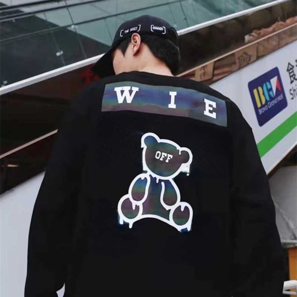 high fashion off designer sweater white bear arrow letter sweaters men women round neck long sleeve pullover coat casual sweatshirt, Black
high fashion off designer sweater white bear arrow letter sweaters men women round neck long sleeve pullover coat casual sweatshirt, Black