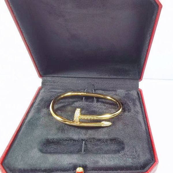 european and american popular nail bangle designer women 18k couple wedding gifts 316l stainless steel jewelry factory wholesale and retail, Black
european and american popular nail bangle designer women 18k couple wedding gifts 316l stainless steel jewelry factory wholesale and retail, Black