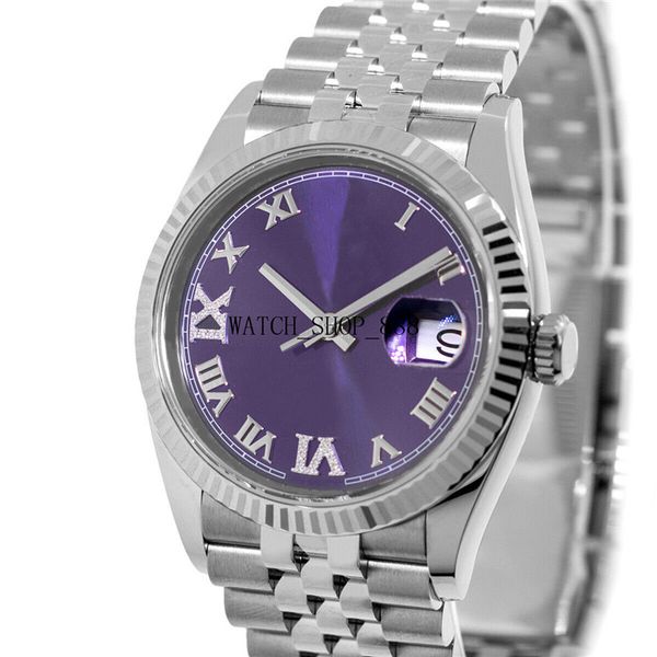 brand a brand-new watch datejust 36mm white gold & steel purple roman dial fluted bezel 126234 mechanical automatic women ladies wristwatch, Slivery;brown
brand a brand-new watch datejust 36mm white gold & steel purple roman dial fluted bezel 126234 mechanical automatic women ladies wristwatch, Slivery;brown