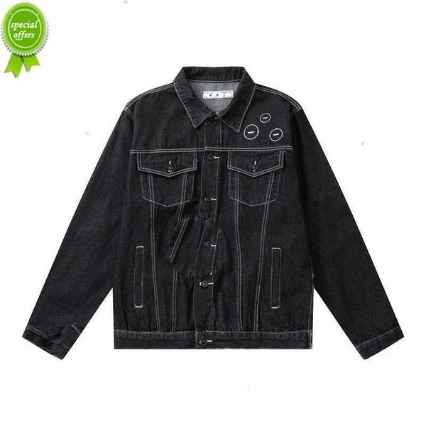 fleece jacket trendy offs style autumn and winter new simple versatile arrow casual denim men's women's, Black
fleece jacket trendy offs style autumn and winter new simple versatile arrow casual denim men's women's, Black