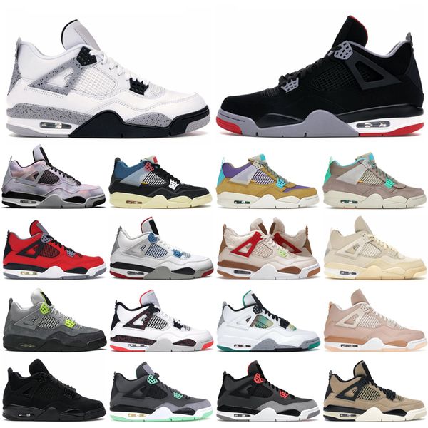 4 4s mens basketball shoes black cat red thunder military black cool grey sail shimme men women trainers outdoor sports sneakers
4 4s mens basketball shoes black cat red thunder military black cool grey sail shimme men women trainers outdoor sports sneakers