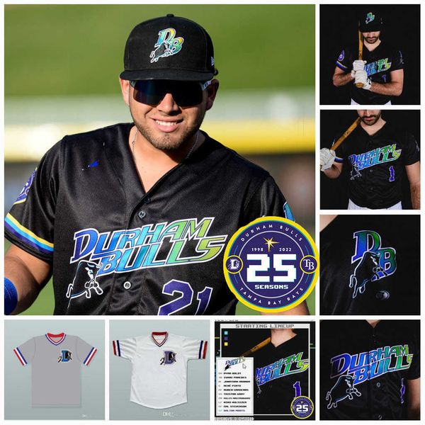 2022 bull durham baseball 25th jersey crash davis 8 nuke' laloosh 37 wade boggs 12, Blue;black
2022 bull durham baseball 25th jersey crash davis 8 nuke' laloosh 37 wade boggs 12, Blue;black