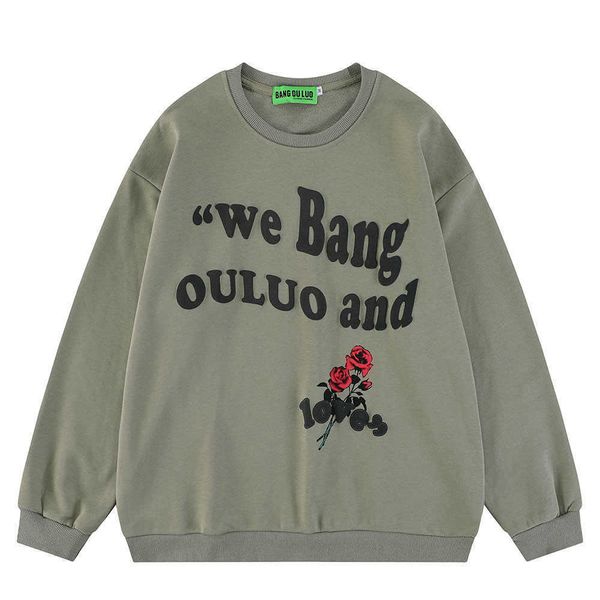 rose alphabet foam pullover long sleeve loose sweater men's ins street fashion new top, Black
rose alphabet foam pullover long sleeve loose sweater men's ins street fashion new top, Black