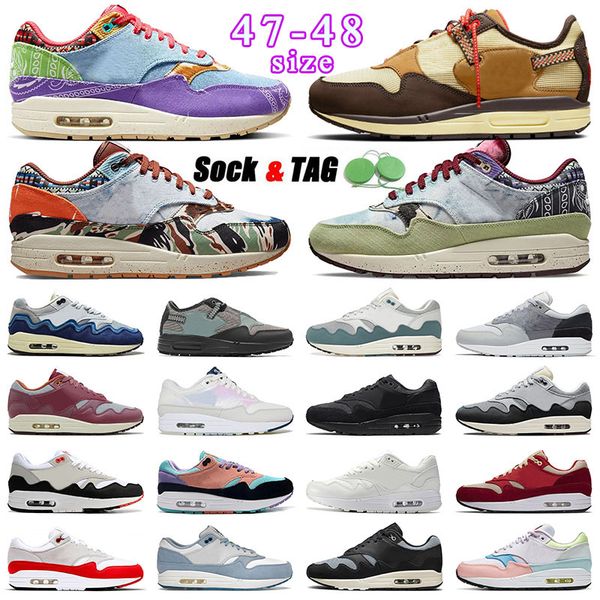 patta waves og airmaxs 1 running shoes designer fashion noise aqua triple black size us12 us13 eur 36-47 rush maroon wheat premium mellow oi
patta waves og airmaxs 1 running shoes designer fashion noise aqua triple black size us12 us13 eur 36-47 rush maroon wheat premium mellow oi