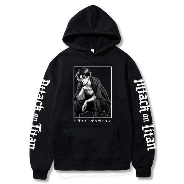 japanese anime graphic hoodies men attack on titan levi ackerman harajuku sweatshirt male y08022538, Black
japanese anime graphic hoodies men attack on titan levi ackerman harajuku sweatshirt male y08022538, Black