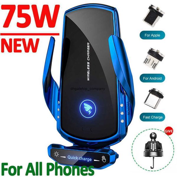 fast charge wireless car charger 75w qi magnetic chargers for iphone samsung for xiaomi infrared induction mount
fast charge wireless car charger 75w qi magnetic chargers for iphone samsung for xiaomi infrared induction mount