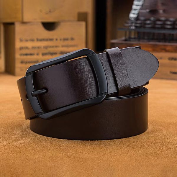 groom accessories men's belt first layer cowhide casual versatile high-end business pin buckle hy065, Black;gray
groom accessories men's belt first layer cowhide casual versatile high-end business pin buckle hy065, Black;gray