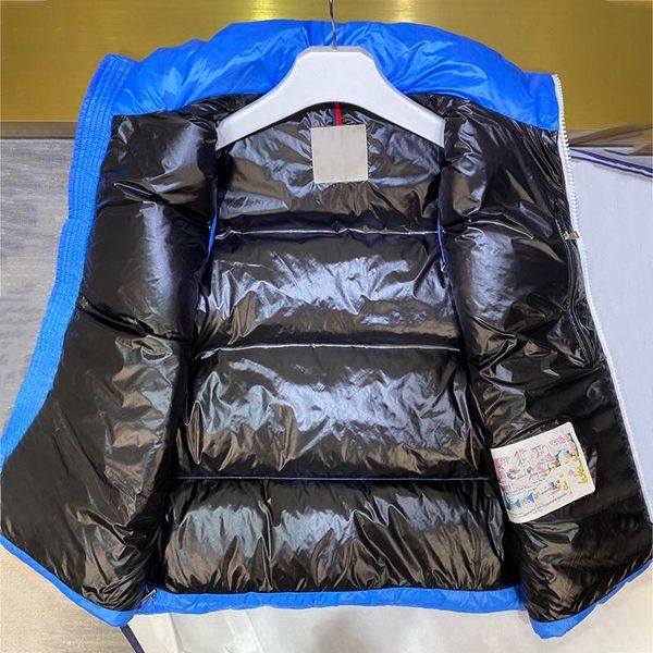 mens designer down vest womens stand collar vest jackets chest embroidered badge warm outerwear winter coats, Black;white
mens designer down vest womens stand collar vest jackets chest embroidered badge warm outerwear winter coats, Black;white
