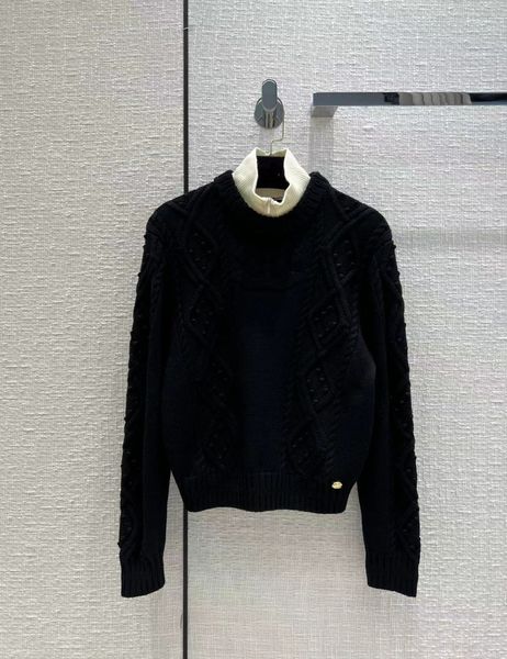 women's knits & tees 2022 autumn winter stand collar long sleeve rhinestone high end jacquard pullovers women's designer sweater 1, White
women's knits & tees 2022 autumn winter stand collar long sleeve rhinestone high end jacquard pullovers women's designer sweater 1, White