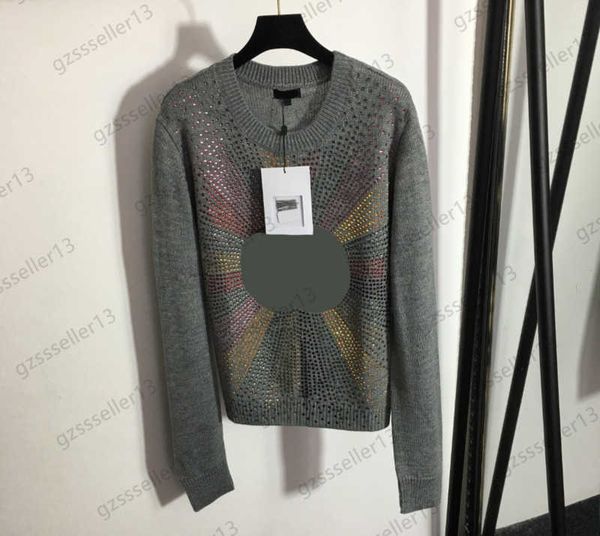 luxury womens sweater classic brand logo color drill embellished long sleeve sweaters loose casual style round neck pullover knitwear fashio, White;black
luxury womens sweater classic brand logo color drill embellished long sleeve sweaters loose casual style round neck pullover knitwear fashio, White;black