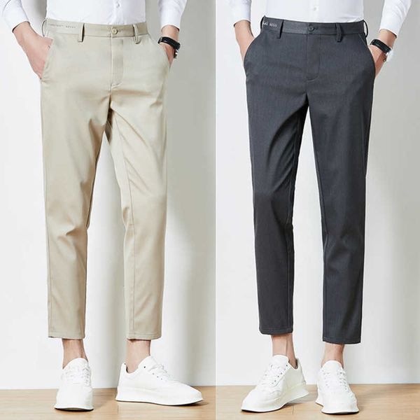 men's spring and autumn pants 2022 casual straight tube slim fit trend business, Black
men's spring and autumn pants 2022 casual straight tube slim fit trend business, Black