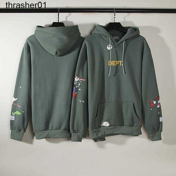 men's hoodies designer sweatshirts winter galery dept painted splashed letter printed fashion hoodie, Black
men's hoodies designer sweatshirts winter galery dept painted splashed letter printed fashion hoodie, Black