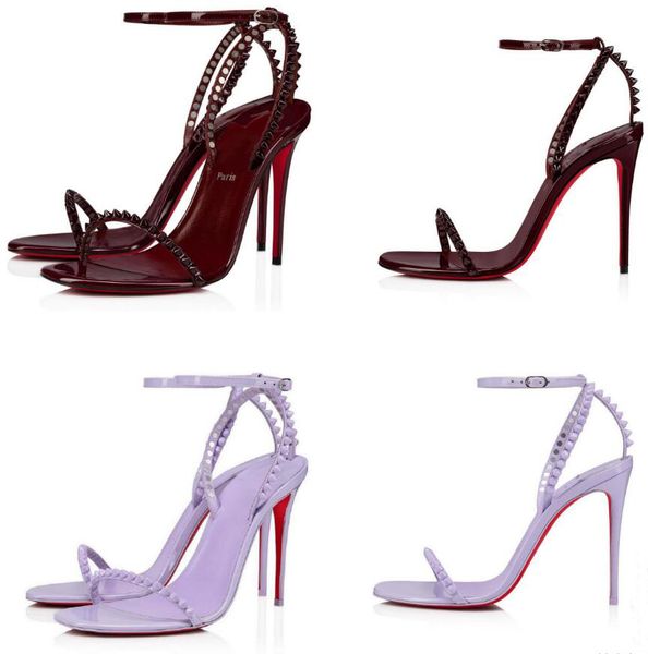 lady sandals high heels luxury designer red soles so me 100 mm women marry wedding party dress thin heels leather with spikes euro 35-44, Black
lady sandals high heels luxury designer red soles so me 100 mm women marry wedding party dress thin heels leather with spikes euro 35-44, Black