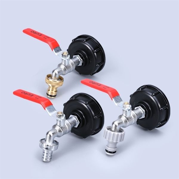 Other Faucets Showers Accs IBC Tank Tap Adapter S60X6 Coarse Thread Garden Quick Connect Faucet Alloy 1000 Liter Ibc Accessory Fitting 221028