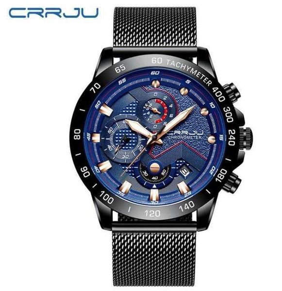 watches seller crrju mens watches men sports chronograph quartz clock male full steel wrist watch, Slivery;brown
watches seller crrju mens watches men sports chronograph quartz clock male full steel wrist watch, Slivery;brown