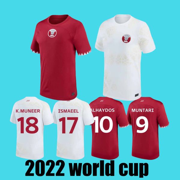 22 23 qatar soccer jerseys 2023 alhaydos camisetas de futbol home away third men short sleeve football shirt uniforms 22 23 national team, Black;yellow
22 23 qatar soccer jerseys 2023 alhaydos camisetas de futbol home away third men short sleeve football shirt uniforms 22 23 national team, Black;yellow