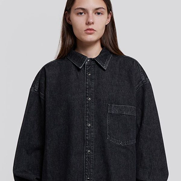vetements denim jacket black loose wash letter retro casual long sleeve couple shirt, Black;brown
vetements denim jacket black loose wash letter retro casual long sleeve couple shirt, Black;brown