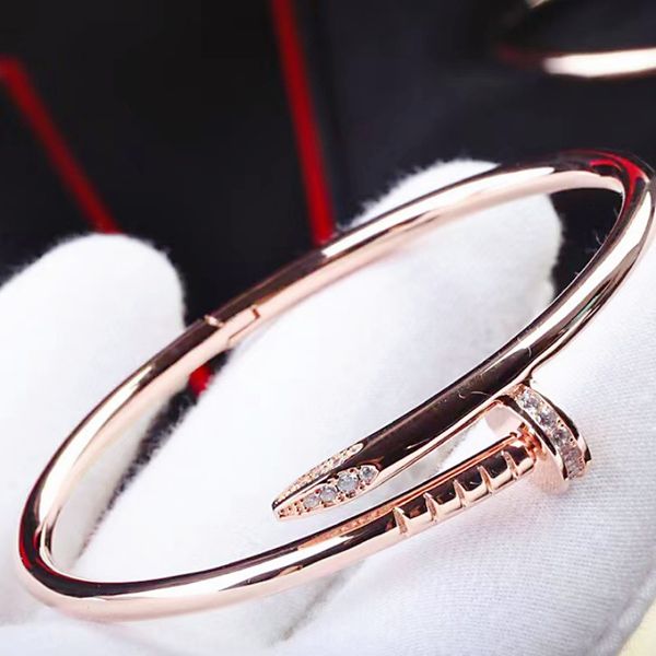 18k gold nail bangle fashion christmas wedding gift for men and women highquality stainless steel designer jewelry silver torque bangle, Black
18k gold nail bangle fashion christmas wedding gift for men and women highquality stainless steel designer jewelry silver torque bangle, Black