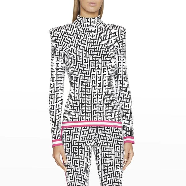 bs118 women's two piece pants sweater luxury designer classic sets knit pencil pants winter plaid jacquard knitted half turtleneck pull, White
bs118 women's two piece pants sweater luxury designer classic sets knit pencil pants winter plaid jacquard knitted half turtleneck pull, White