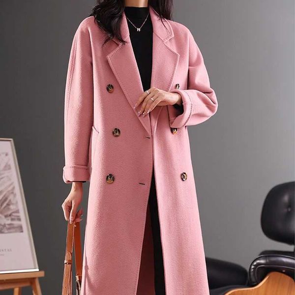 ladies woolen coats max designer cardigan winter warm fashion windproof cashmere coat solid color windbreaker, Black
ladies woolen coats max designer cardigan winter warm fashion windproof cashmere coat solid color windbreaker, Black