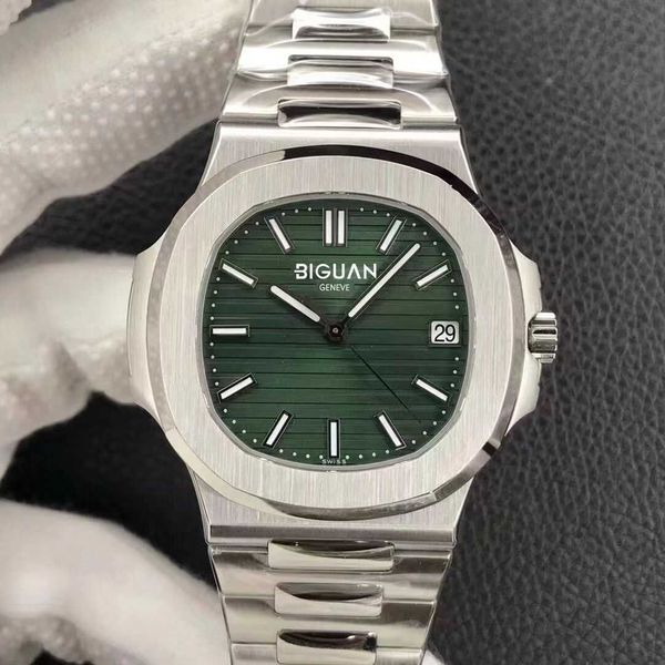 biguan 3k elegant sport nautilus with 324sc all in one movement full automatic mechanical watch luminous men ss, Slivery;black
biguan 3k elegant sport nautilus with 324sc all in one movement full automatic mechanical watch luminous men ss, Slivery;black