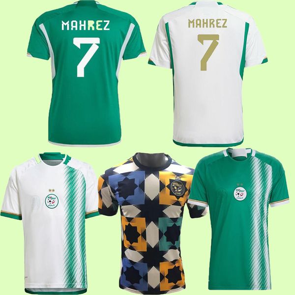 22 23 algeria algerie mens soccer jerseys slimani mahrez feghouli bennacer atal home away football shirts short sleeve uniforms, Black;yellow
22 23 algeria algerie mens soccer jerseys slimani mahrez feghouli bennacer atal home away football shirts short sleeve uniforms, Black;yellow