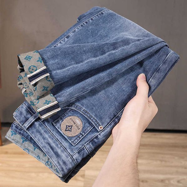 super soft denim trousers for men's loose spring summer fashion brand 2022 new slim fit small foot casual for men, Blue
super soft denim trousers for men's loose spring summer fashion brand 2022 new slim fit small foot casual for men, Blue