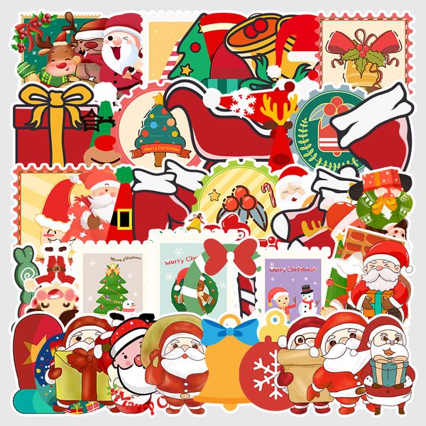 50pcs latest version christmas santa claus waterproof stickers pack for suitcase lapcar diy fridge skateboard decals
50pcs latest version christmas santa claus waterproof stickers pack for suitcase lapcar diy fridge skateboard decals