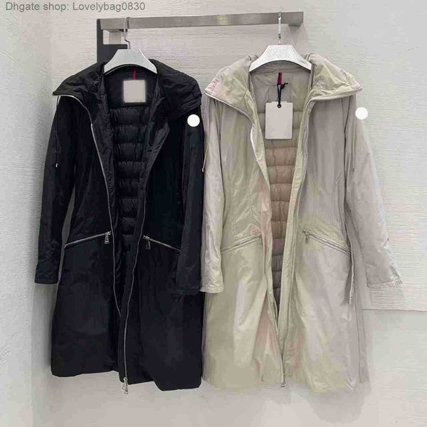 designer brand women's hooded down jacket luxury men's embroidered badge long reversible trench coat, Black
designer brand women's hooded down jacket luxury men's embroidered badge long reversible trench coat, Black