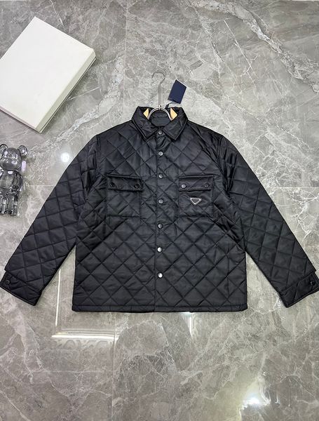 new men's diamond plaid lapel jacket luxury brand design warm cotton coats, Black;brown
new men's diamond plaid lapel jacket luxury brand design warm cotton coats, Black;brown