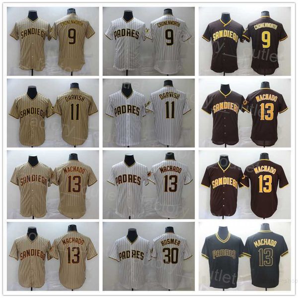 men baseball 13 manny machado jersey 9 jake cronenworth 11 yu darvish 30 eric hosmer team color brown white black embroidery and sewing flex, Blue;black
men baseball 13 manny machado jersey 9 jake cronenworth 11 yu darvish 30 eric hosmer team color brown white black embroidery and sewing flex, Blue;black