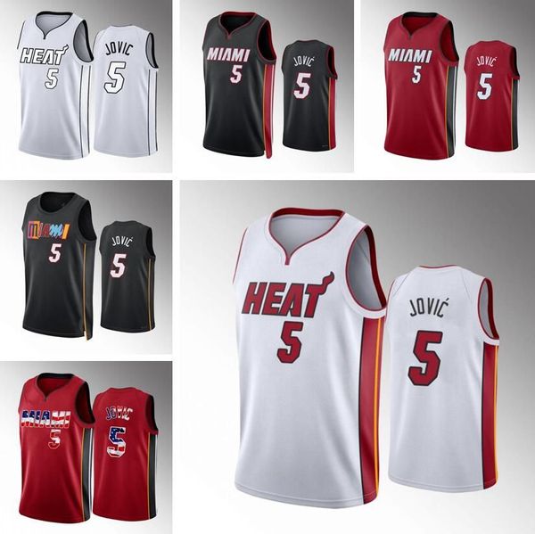 custom custom basketball jerseys nikola jovic 2022-23 season white black city men women youth jersey, Black;red
custom custom basketball jerseys nikola jovic 2022-23 season white black city men women youth jersey, Black;red