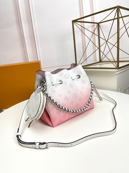 new crossbody gradient colour mahina leather bella bucket bag with removable coin purse women hollow out perforated pattern drawstring bags
new crossbody gradient colour mahina leather bella bucket bag with removable coin purse women hollow out perforated pattern drawstring bags