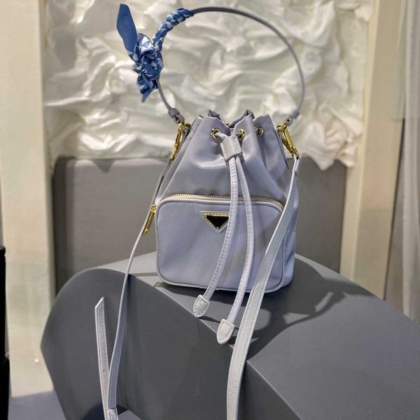 luxury ladies nylon bucket bags fashion handbag crossbody shoulder bag portable wallet matching silk scarf gift box packaging triangle lette
luxury ladies nylon bucket bags fashion handbag crossbody shoulder bag portable wallet matching silk scarf gift box packaging triangle lette