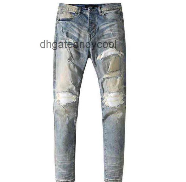 designer amirs mens jean pants t jeans shirts 2022 jean white patchwork hole washing, Blue
designer amirs mens jean pants t jeans shirts 2022 jean white patchwork hole washing, Blue