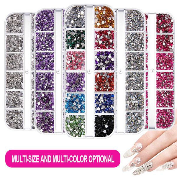 12 grids nail art jewelry drill 12 grid set flatback crystal nails steentjes ab steentjes mixed size shiny color jewelrys accessories, Silver;gold
12 grids nail art jewelry drill 12 grid set flatback crystal nails steentjes ab steentjes mixed size shiny color jewelrys accessories, Silver;gold