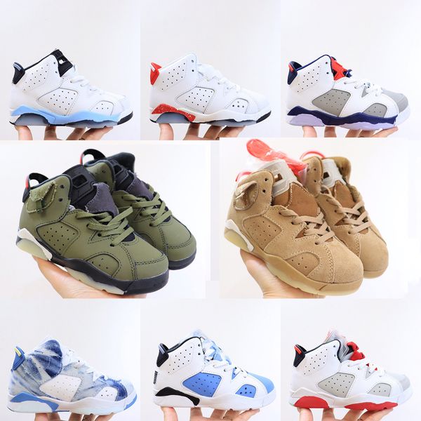 kids basketball shoes 6s sneakers for children sports shoes green khaki youth carmine university black cat alternate size euro 28-35
kids basketball shoes 6s sneakers for children sports shoes green khaki youth carmine university black cat alternate size euro 28-35