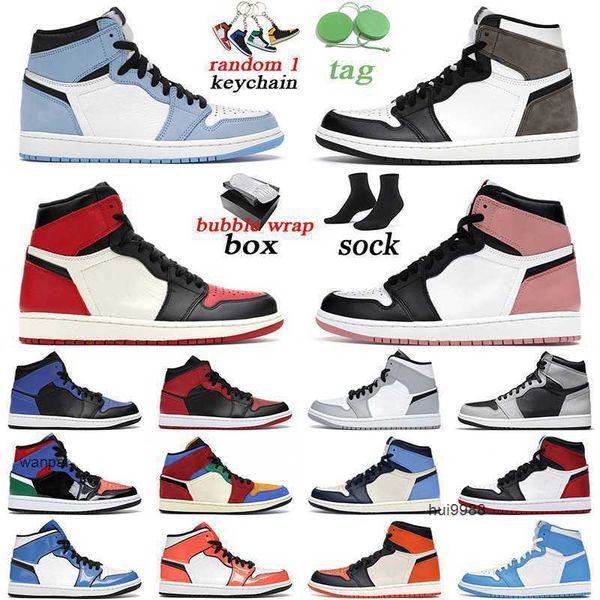 2023 with original box jumpman 1 men women basketball shoes 1s high og university blue bred toe dark mocha hyper royal mid purple pulse outd, Black
2023 with original box jumpman 1 men women basketball shoes 1s high og university blue bred toe dark mocha hyper royal mid purple pulse outd, Black