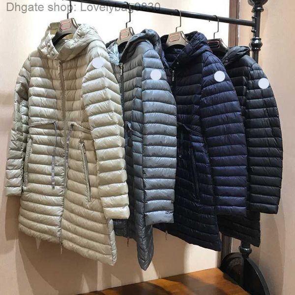 women's down & parkas designer long down jackets french brand lace-up hooded winter jacket embroidered letter armband thin and light, Black
women's down & parkas designer long down jackets french brand lace-up hooded winter jacket embroidered letter armband thin and light, Black