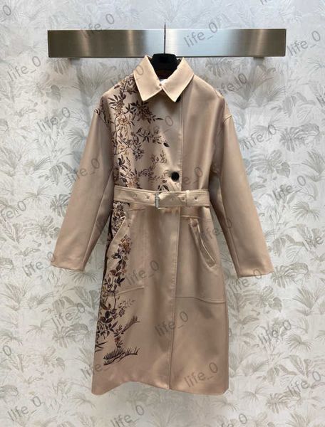 womens designer trench coats floral print lapel trench coat lace-up slim lettering buttons jacquard lining outerwear autumn fashion brand l, Tan;black
womens designer trench coats floral print lapel trench coat lace-up slim lettering buttons jacquard lining outerwear autumn fashion brand l, Tan;black