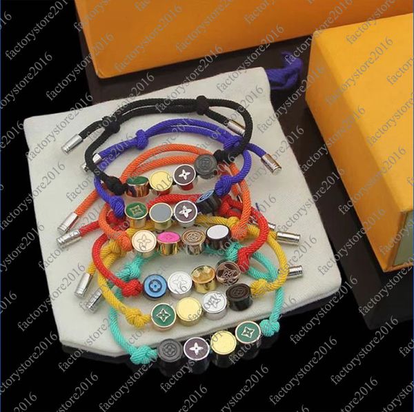 fashion v brand letters clover flower designer charm bracelet retro vintage 18k gold luxury string colorful knot rope beads bracelet jewelry, Golden;silver
fashion v brand letters clover flower designer charm bracelet retro vintage 18k gold luxury string colorful knot rope beads bracelet jewelry, Golden;silver