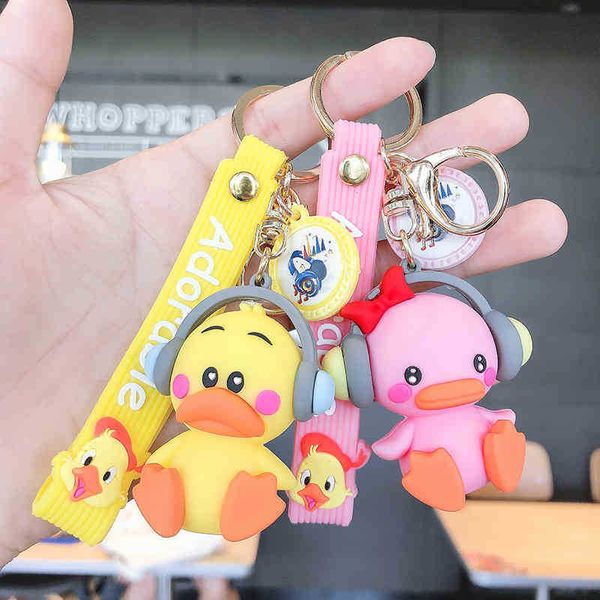 keychains cartoon sitting posture with mike duck doll key cute car pendant couple small gift, Silver
keychains cartoon sitting posture with mike duck doll key cute car pendant couple small gift, Silver