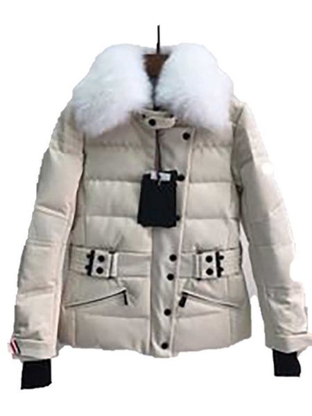 designer women's down jacket with fur collar embroidered badge down jackets women warm clothing, Black
designer women's down jacket with fur collar embroidered badge down jackets women warm clothing, Black