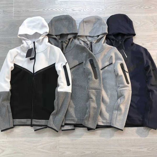 designer fashion mens casual jacket new tech fleece chest adhesive tape zipper nine color men's hooded cardigan spring and autumn sport, Black;brown
designer fashion mens casual jacket new tech fleece chest adhesive tape zipper nine color men's hooded cardigan spring and autumn sport, Black;brown