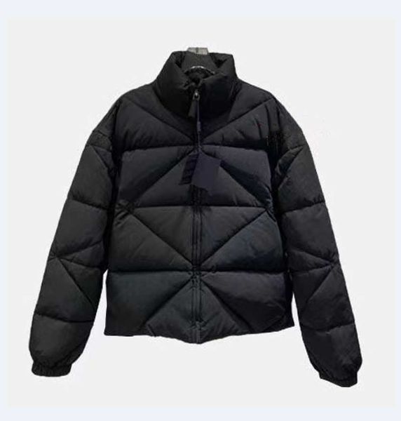 and women's men's autumn winter new stand-up collar down padded jacket long triangle rhombus short three-dimensional tailoring cla, Black
and women's men's autumn winter new stand-up collar down padded jacket long triangle rhombus short three-dimensional tailoring cla, Black