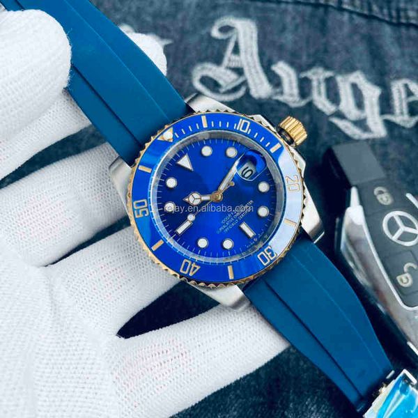 men automatic mechanical movement watch silicone strap 40mm luminous waterproof wristwatch montre homme
men automatic mechanical movement watch silicone strap 40mm luminous waterproof wristwatch montre homme