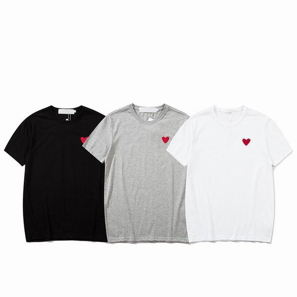 fashion mens play t shirt designer red heart shirt commes casual women shirts des badge garcons high quanlity tshirts cotton embroidery vth, White;black
fashion mens play t shirt designer red heart shirt commes casual women shirts des badge garcons high quanlity tshirts cotton embroidery vth, White;black