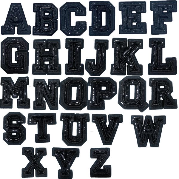notions sew on letters patches navy blue alphabet sequins embroidered with bead patch a-z letter badge decorate repair appliques for down ja, Black
notions sew on letters patches navy blue alphabet sequins embroidered with bead patch a-z letter badge decorate repair appliques for down ja, Black